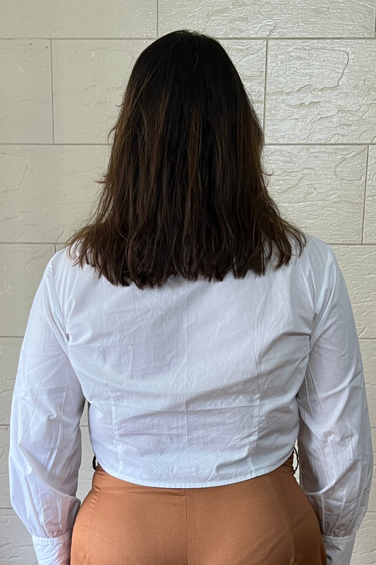 White Corset Shirt – A Curve Story
